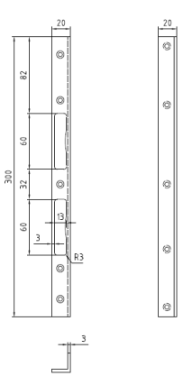 BMH WINKELSCHLIESSBLECH<br/>0010.111   S141   L/R title=